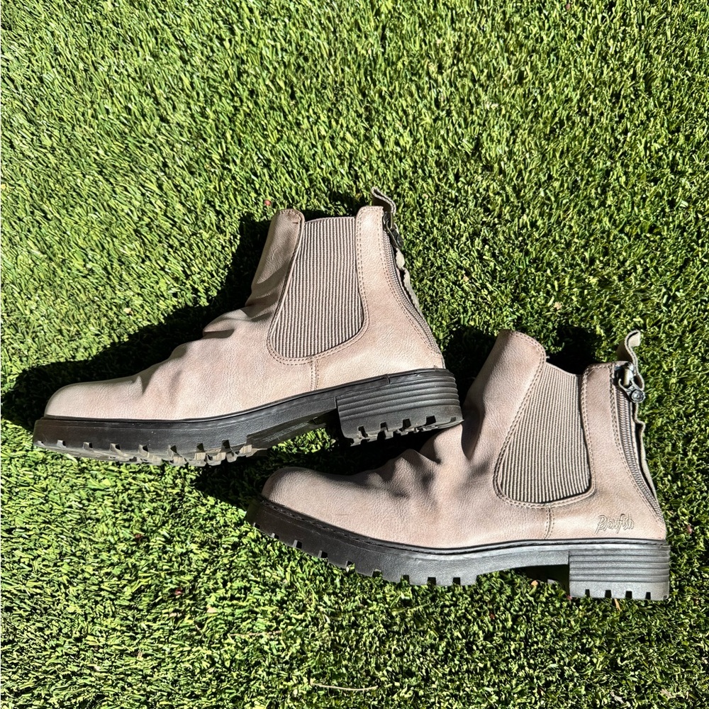 Blowfish Taupe Chelsea Boots